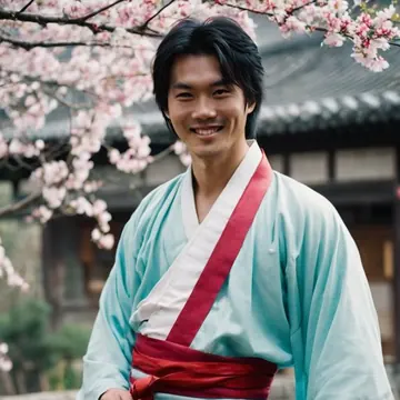 Portrait of Chu Yun (AI-generated fictional character)