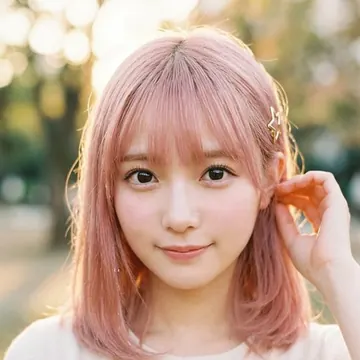 Portrait of Tsukishiro Hikari (AI-generated fictional character)
