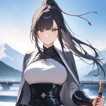 Portrait of Shen Ji (AI-generated fictional character)