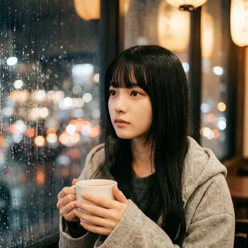 Portrait of Amamiya Shizuku (AI-generated fictional character)
